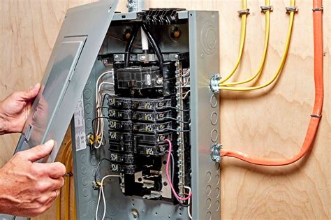 how to relocate existing electrical breaker box|replacing electrical box.